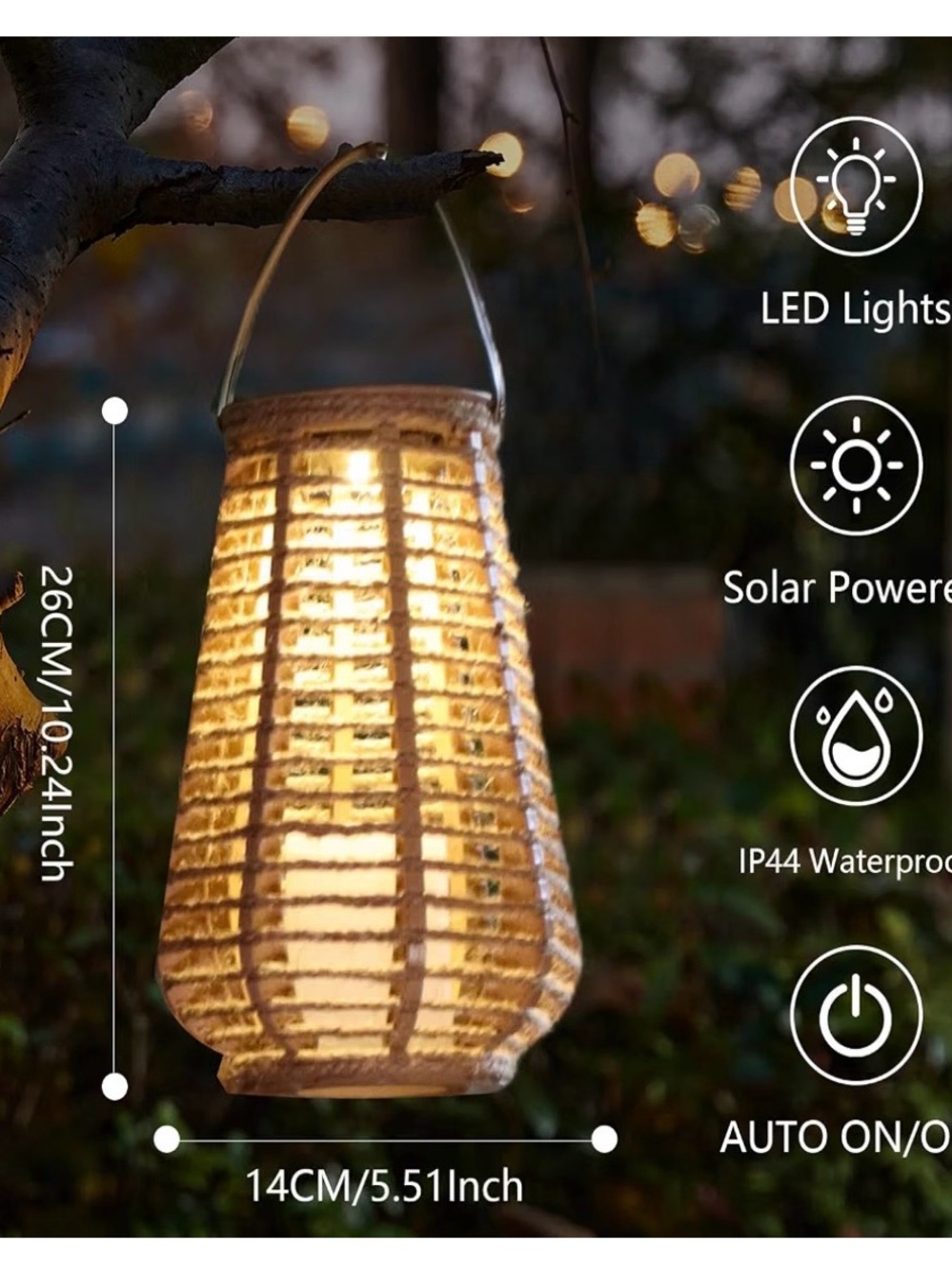 2 Pack Solar Laterns - Picture 3 of 5